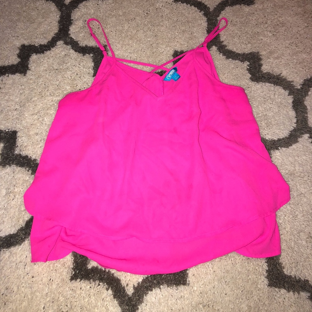 Beautiful Pink Cami Blouse Top